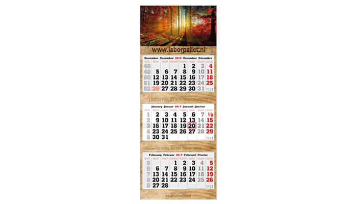 Promotional Shipping Calendars